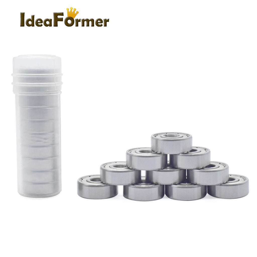 IdeaFormer 10pcs ABEC 7 625ZZ Ball Bearing Deep Groove bearing 5*16*5 mm Miniature Deep Groove 3D Printer Parts