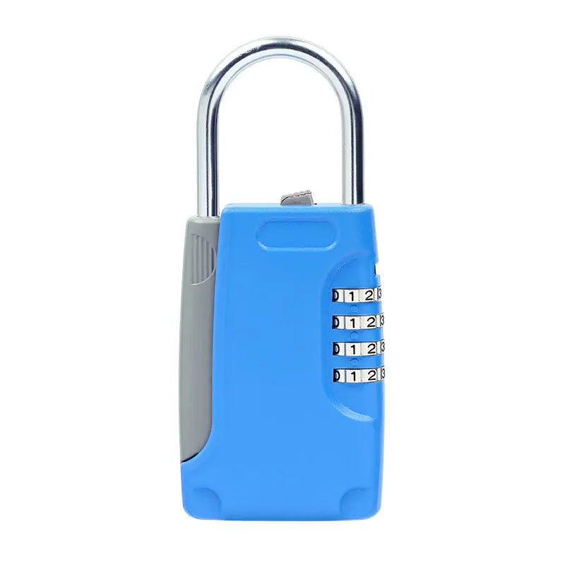 High Quality Hidden Key Safe Box 4-Digital Password Combination Lock With Hook Mini Metal Secret Box For Home Villa Caravan