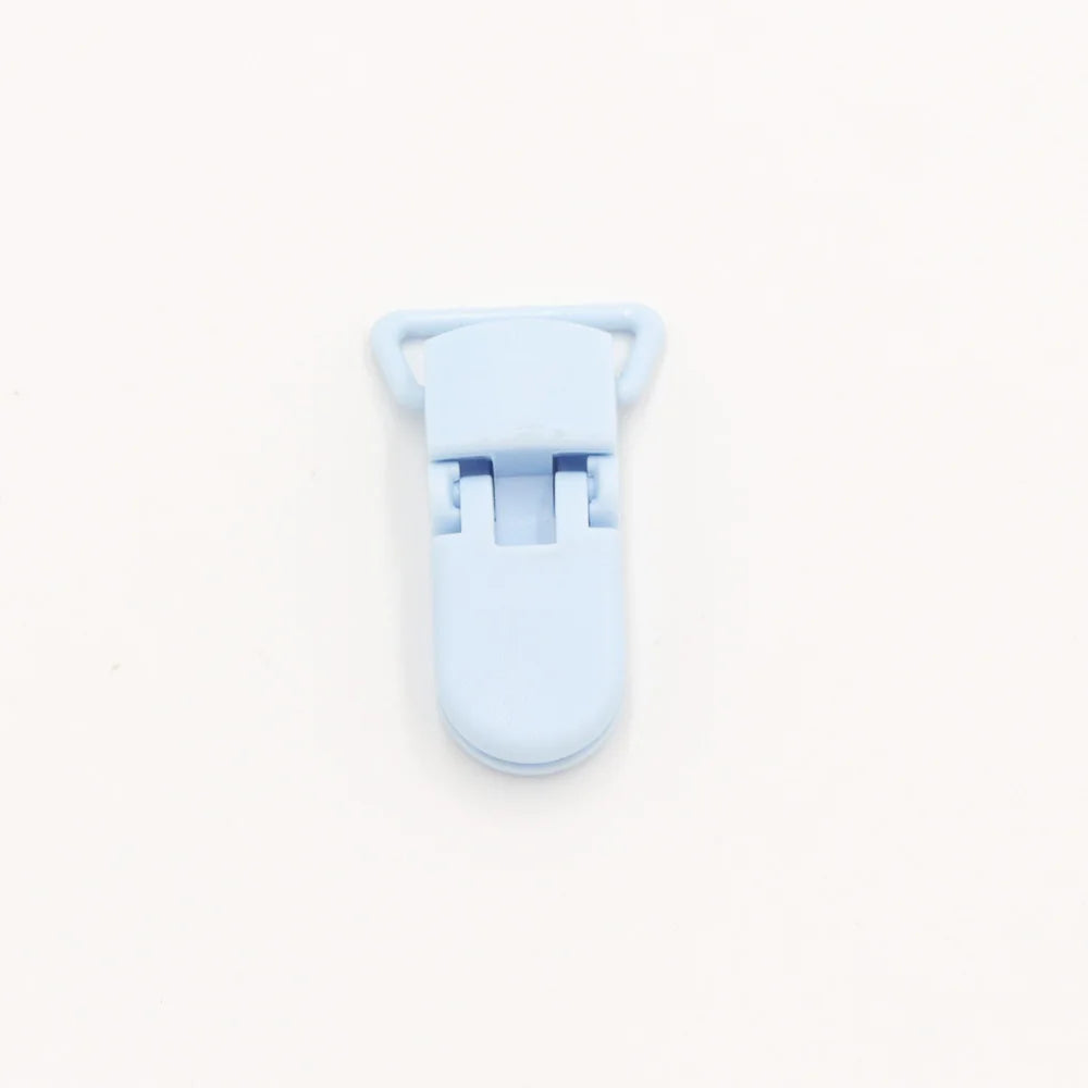 TYRY.HU 5Pcs/Lot Plastic Flat Pacifier Clip Holder Baby Dummy Soother Suspender Toddler Baby Teething Necklace Accessories