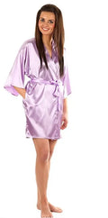 New Black Chinese Women's Faux Silk Robe Bath Gown Hot Sale Kimono Yukata Bathrobe Solid Color Sleepwear S M L XL XXL NB032