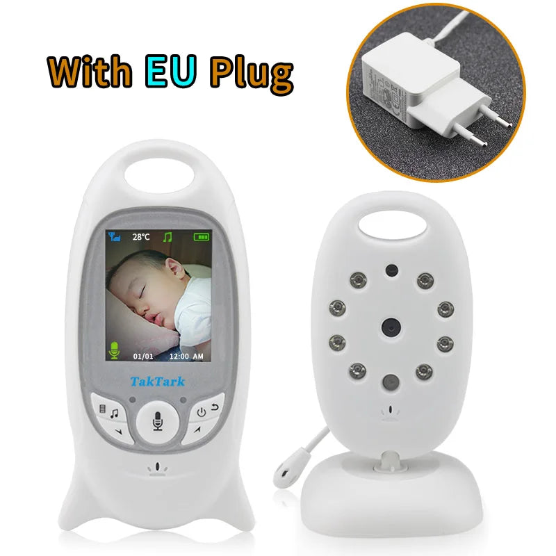 Wireless Video Baby Monitor 2.0 2.8 inch Color  Security Camera 2 Way Talk Night Vision IR LED Temperature Monitoring 8 Lullaby