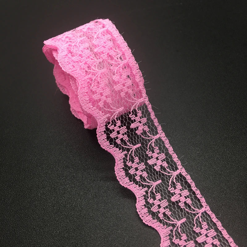 3/4" 20mm Wide (10yards/lot) Handicrafts Embroidered Net Lace Trim Ribbon DIY Wedding/Birthday/Christmas Decorations