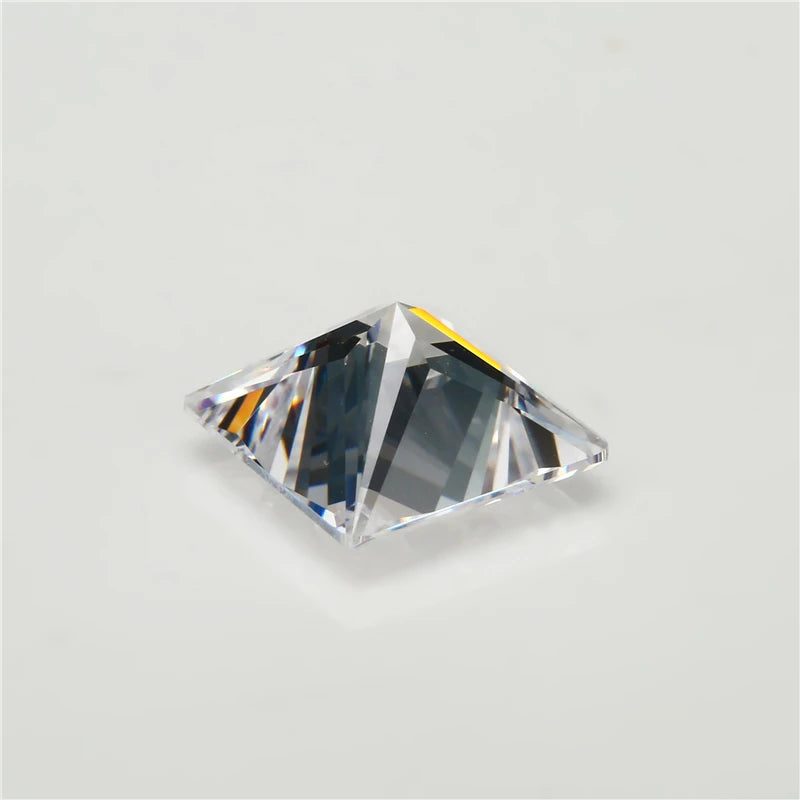 Size 1.5x1.5~12x12mm Square Shape Princess Cut 5A White CZ Stone Zircon Synthetic Gems Cubic Zirconia For Jewelry
