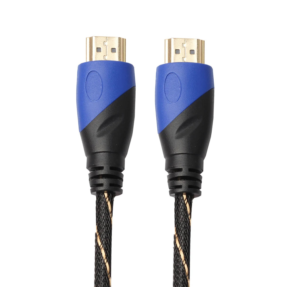 10m/15m Long HDMI-compatible 1.4 Cable AV 1080P HD 3D Gold Plated Connection New Braided Male cables for PS3 Xbox HDTV