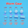 10PCS Sample Worm Gear 3.5*5mm 0.3M / 5x5mm 0.8A 0.4M / 6x8mm 6x10mm 0.5M 2A DIY Toy Models Transmission Helical Gears