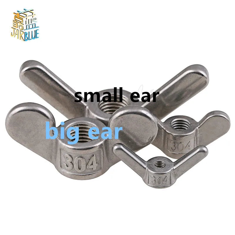 304 stainless steel special-shaped hand screw nut big ear butterfly nuts ram screw nut claw nut
