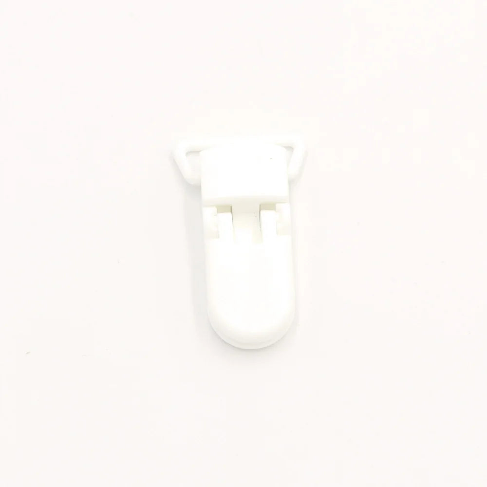 TYRY.HU 5Pcs/Lot Plastic Flat Pacifier Clip Holder Baby Dummy Soother Suspender Toddler Baby Teething Necklace Accessories