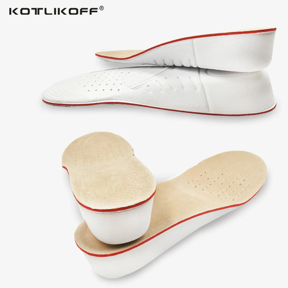 KOTLIKOFF Height Increase Insoles For Growth 1.5/2.5/3.5cm Invisible Height Lift Insole Inner Shoes Sole Heel Heightening Insert