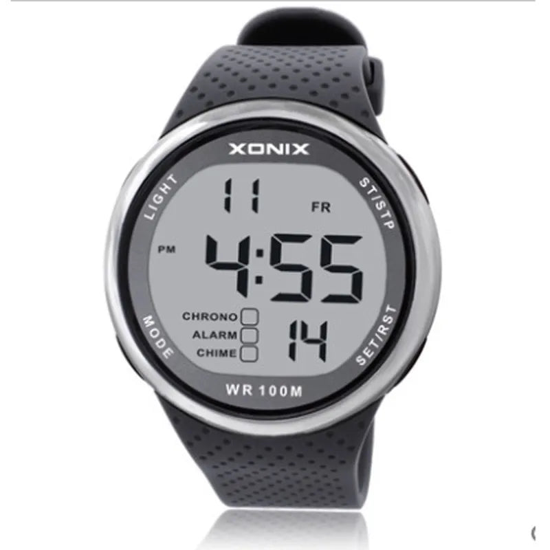 XONIX Classics Sports Watch Relogio Masculino Digital Diving Swimming Waterproof 100m Reloj Hombre Sumergible Wristwatch GJ