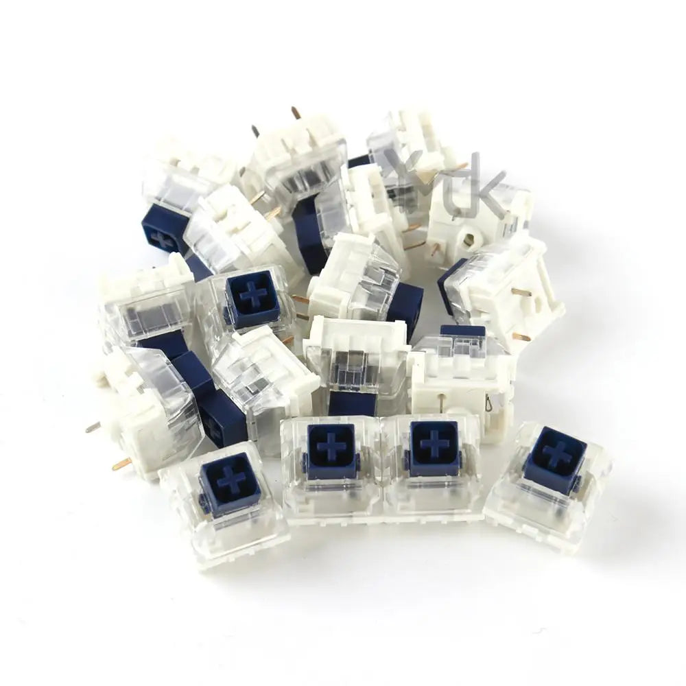 Wholesales Kailh Box Royal Navy Blue Jade Pink Crystal Box 3 pin Switches IP56 Water-proof Compatible Cherry MX Switches