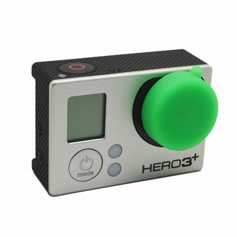 ORBMART Go Pro Camera Accessories Protective Silicone Lens Cap Case Cover For GoPro Hero 4 3+ 3 Sports Action Camera