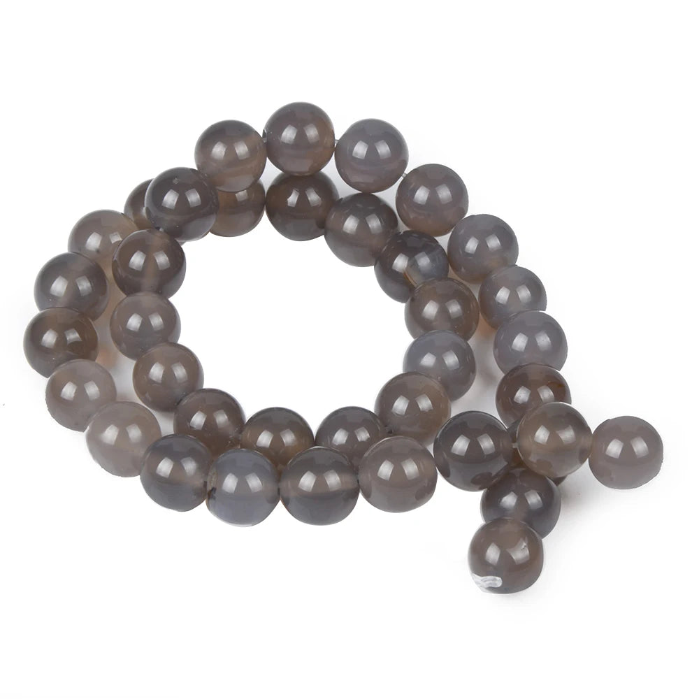 4 6 8 10 12mm Natural Stone Beads Lava Amazonite Agates Amethysts Turuoqises Round Loose Beads For DIY Making Bracelets Jewelry