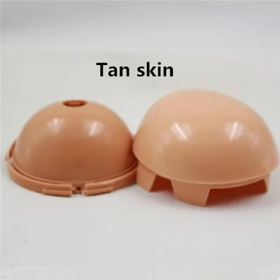 DBS Blyth Doll DOME and scalp custom doll white natural tan dark translucent skin 1/6