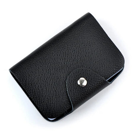 New Arrival Genuine Leather Business Card Case Women's ID Bag Female Credit Card Holder 26 Bank Cards Slots For Men