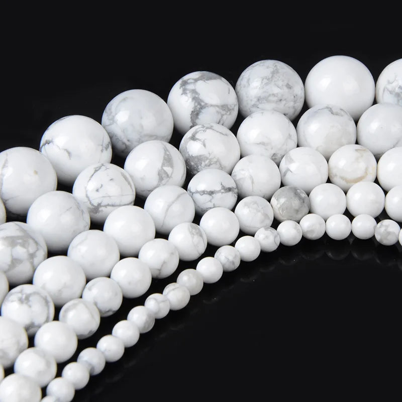 4 6 8 10 12mm Natural Stone Beads Lava Amazonite Agates Amethysts Turuoqises Round Loose Beads For DIY Making Bracelets Jewelry