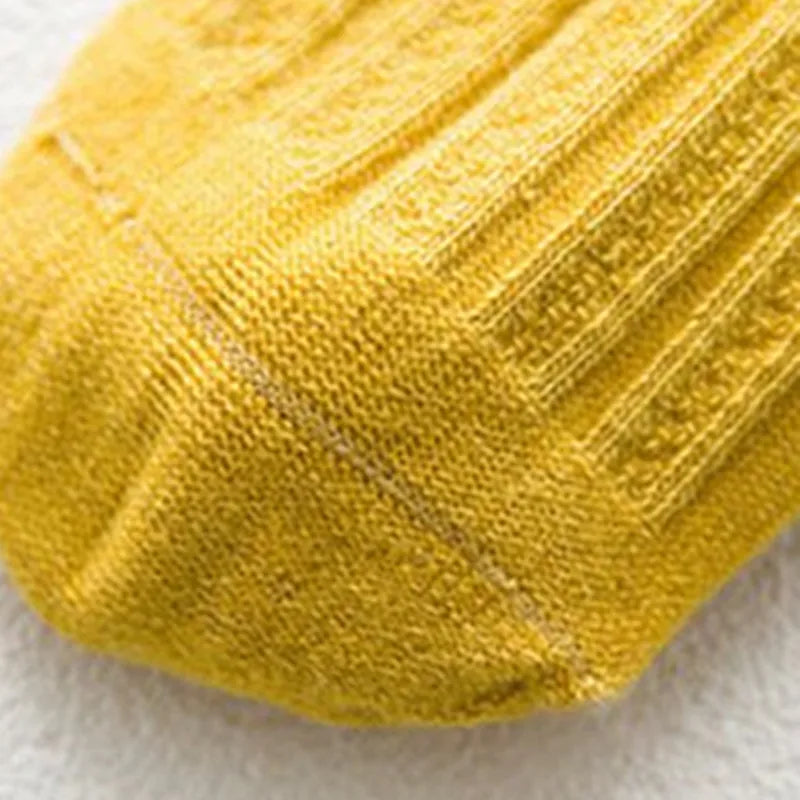 Lawadka Kid Princess Girls Socks Children's Knee High Socks with Lace Baby Leg Warmers Cotton Spring Style