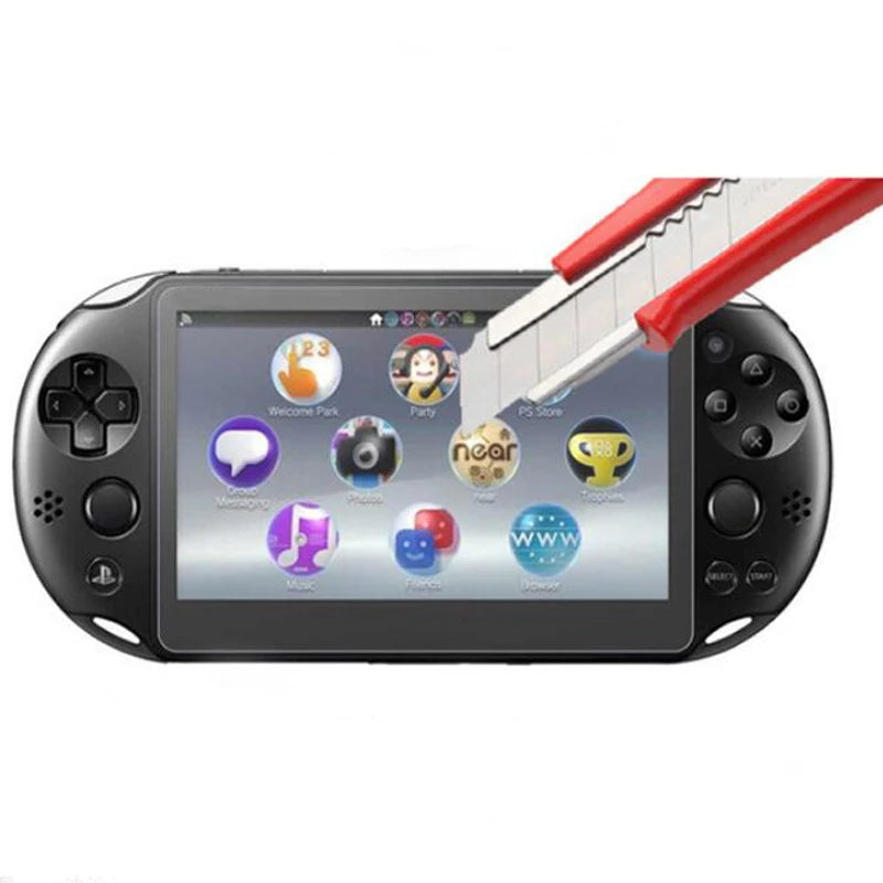 Tempered Glass Front+Back Clear Screen Protector Cover Protective Film Guard for Sony PlayStation Psvita PS Vita PSV 2000 Slim