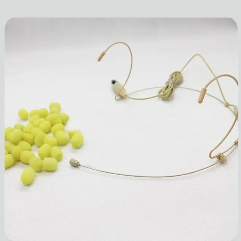 5pcs/lot Invisible Microphone Special Foam Cover Smallest Skin Color Mini Mic Sponge Microphone Replacement Windscreen