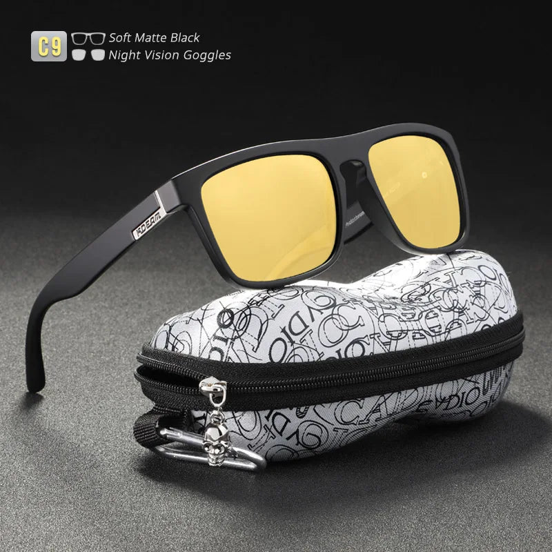 KDEAM High Fashion Polarized Sunglasses For Men and Women UV-Block Night Driving Glasses Photochromic lentes de sol mujer