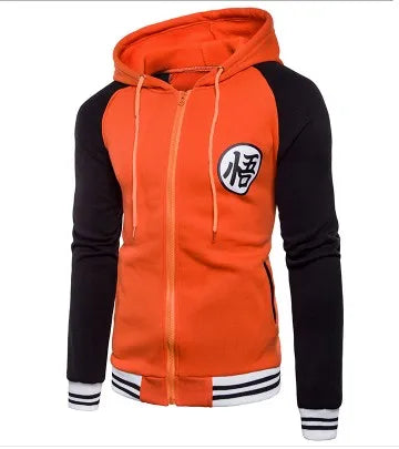 Trend New Japanese Anime  Varsity Hooded Jacket 2018 Spring Casual Zipper Hoodie Coat Sweatshirt Jacket