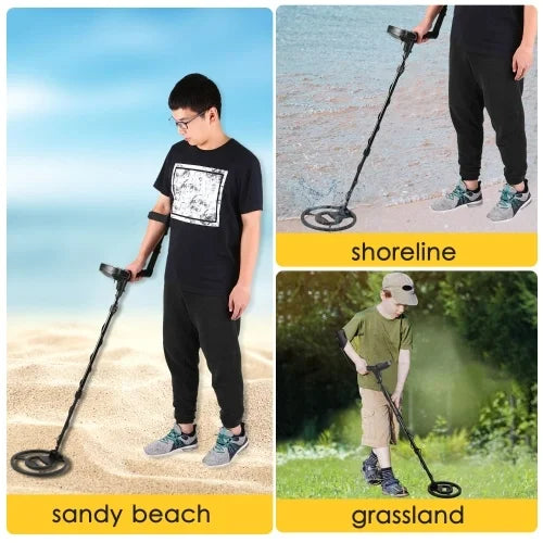 3.4-Inch LCD Industrial Metal Detector 10-Inch Waterproof Search Coil for Gold Finder Treasure Hunting Waterproof Metal Detector