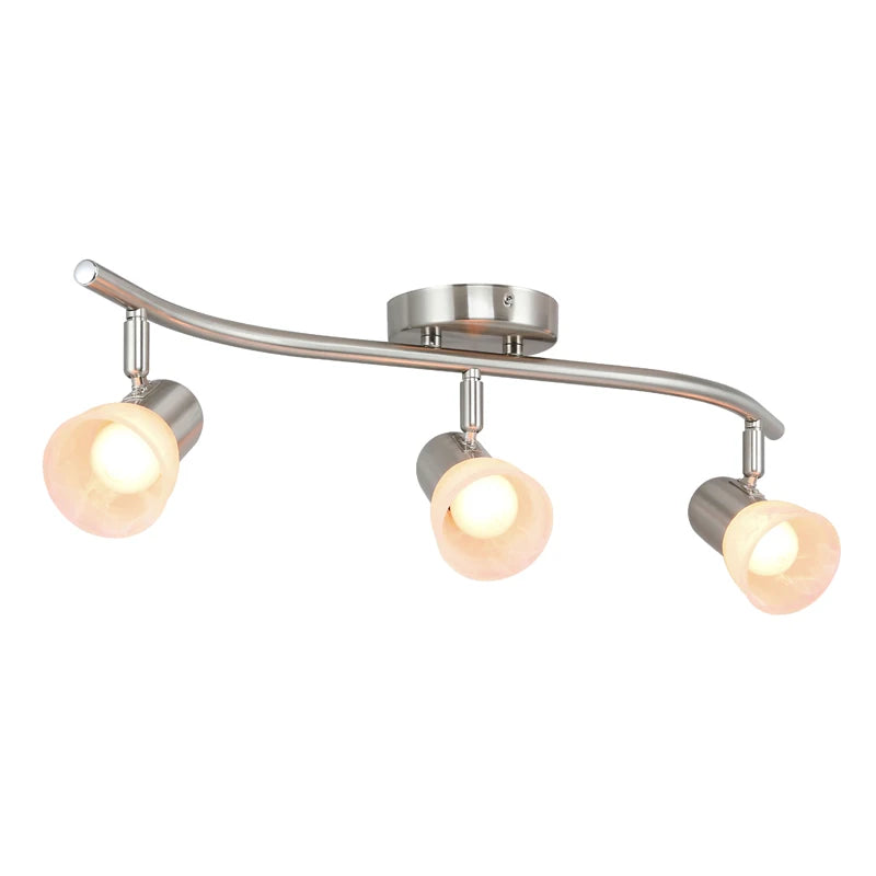 US Free Shipping Modern Commercial Adjustable Black Gu10 Led Spot Light Track Lighting Fixture for Shopping Mall Villa Apartment