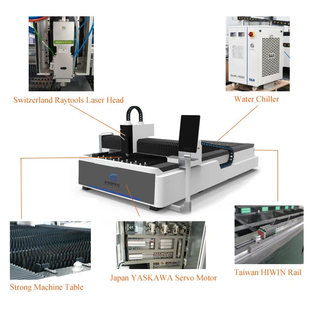 Exchange Table Metal Plate Fiber Laser Cutting Machine