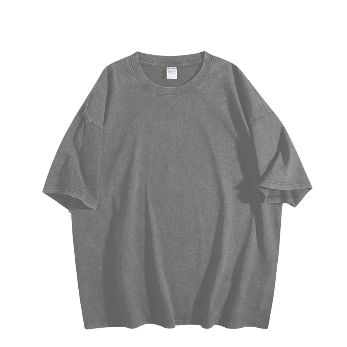 Made in USA Free Shipping  MOQ-1 3-Day Custom LOGO 2D Printing Washed 100%Cotton T-Shirt Snowflake Shirts Men's Oversize Shirts