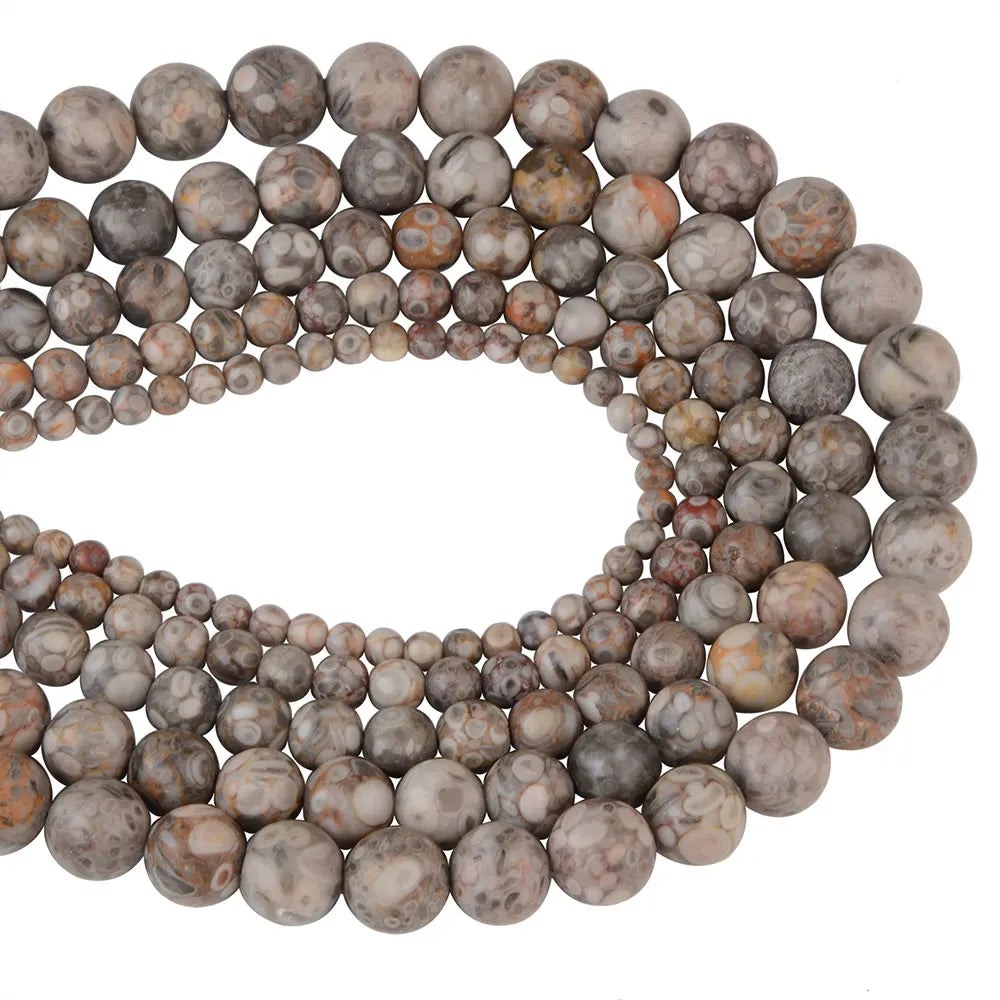 4 6 8 10 12mm Natural Stone Beads Lava Amazonite Agates Amethysts Turuoqises Round Loose Beads For DIY Making Bracelets Jewelry