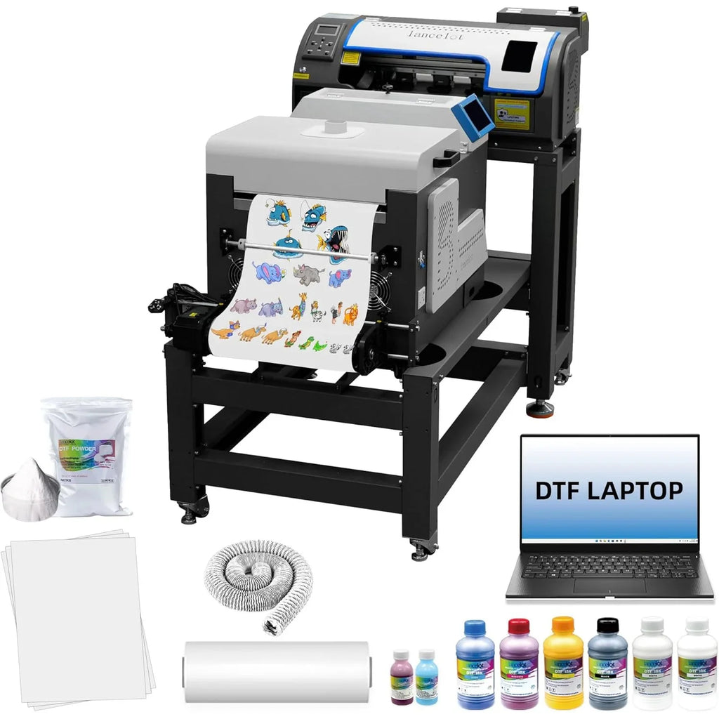 HOT SALE Christmas A3 USA  Warehouse Lancelot M1630 DTF Printer + DTF Powder Shaker +All In-one Bracket  Free Shipping