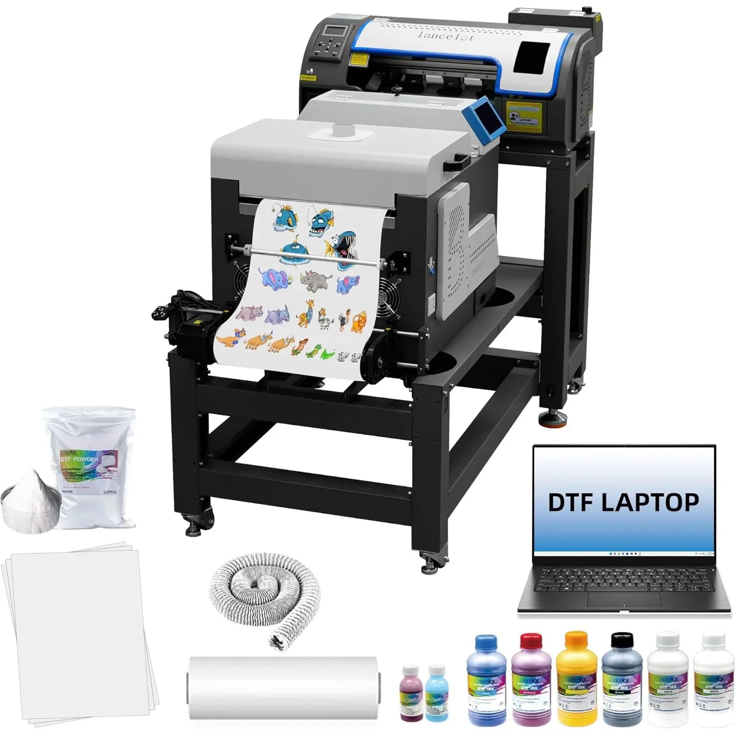 HOT SALE Christmas A3 USA  Warehouse Lancelot M1630 DTF Printer + DTF Powder Shaker +All In-one Bracket  Free Shipping