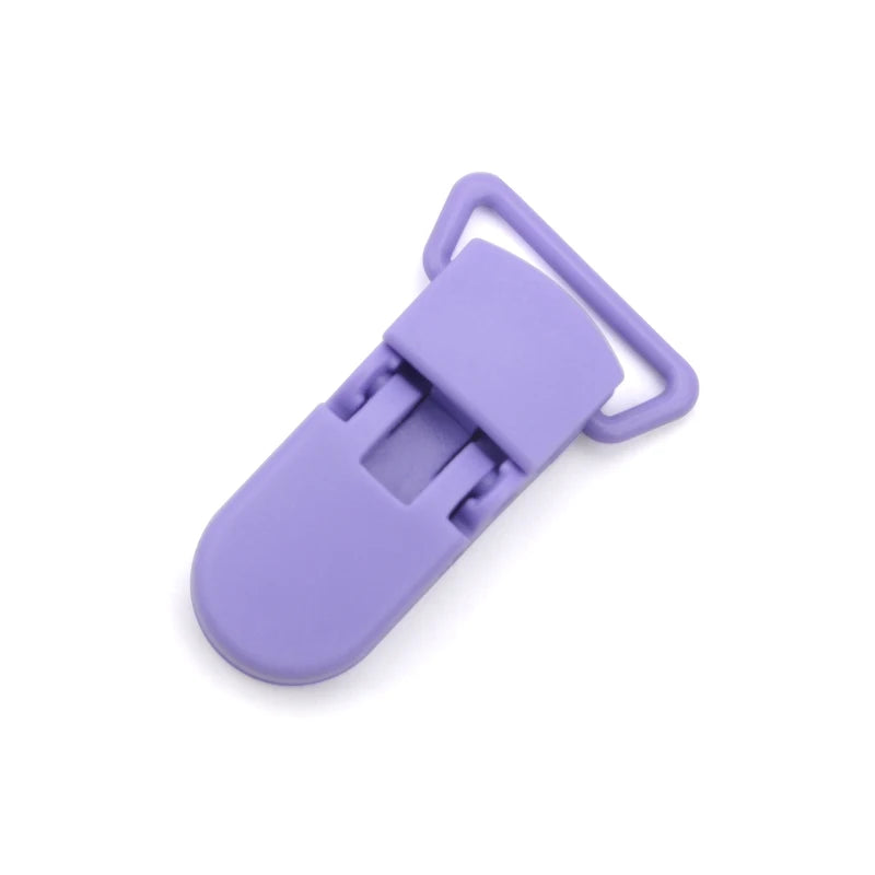 10pcs/lot Baby Nipple Plastic Clasp 20mm Colorful Silicone Beads Chain Making Accessory Feeding Tools For Infant Pacifiers Clip