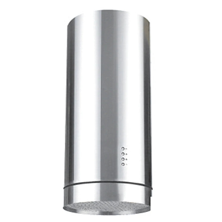 New Design Island Cylindrical Stainless Steel Commercial Hotel Kitchen Range Hood Vented Electric High Airflow