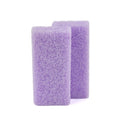 USA Free Shipping 1600Pcs/Carton Foot Care Pedicure Tools Double-Sided Foot Rasp Pumice Stone Mini Pumice Pad Purple Disposable