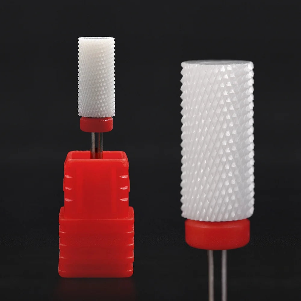 KADS Ceramic Carbide Nail Drill Bit 3/32" Electric Ceramic Cutter Nail File Manicure Pedicure Machine Tool Milling Cutters