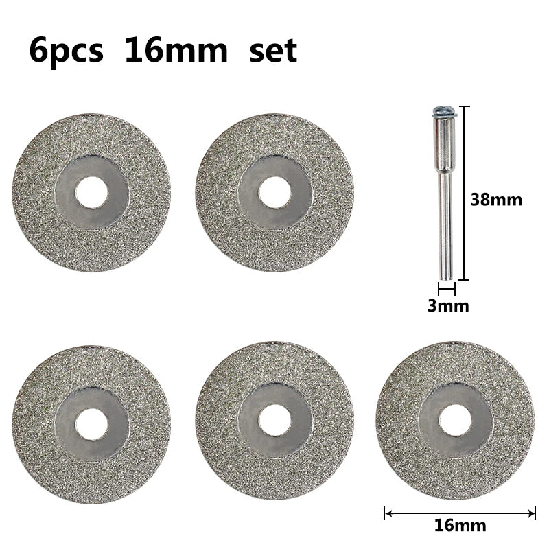XCAN Mini Cutting Disc for Rotary Accessories Diamond Grinding Wheel Rotary Tool Circular Saw Blade Abrasive Diamond Disc