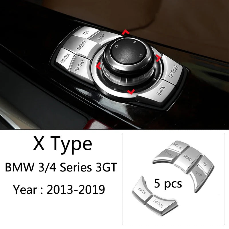 Per BMW Serie 3 4 3GT F30 F31 F32 F34 F36 316li 320li Accessori per auto Pannello di controllo del cambio Striscia decorativa di copertura