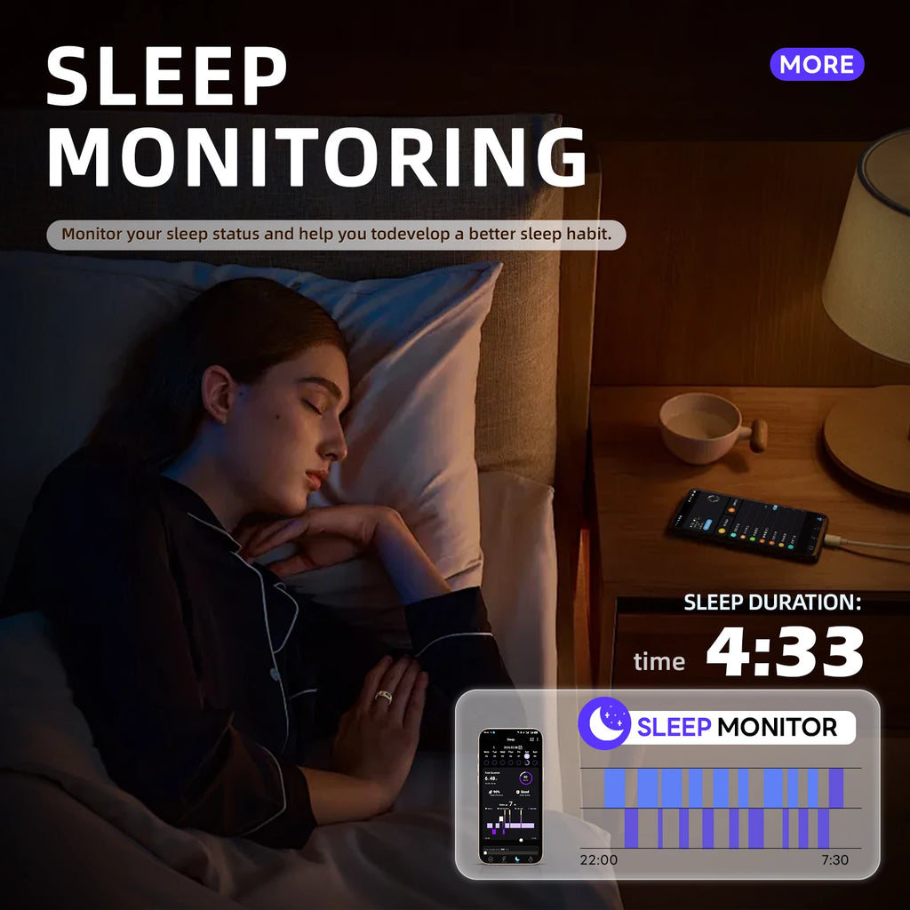 US Local stock Free shipping R08 smart ring BT Music Control Silver Tasbih Video Scrolling Turn Body Temperature Health Monitor