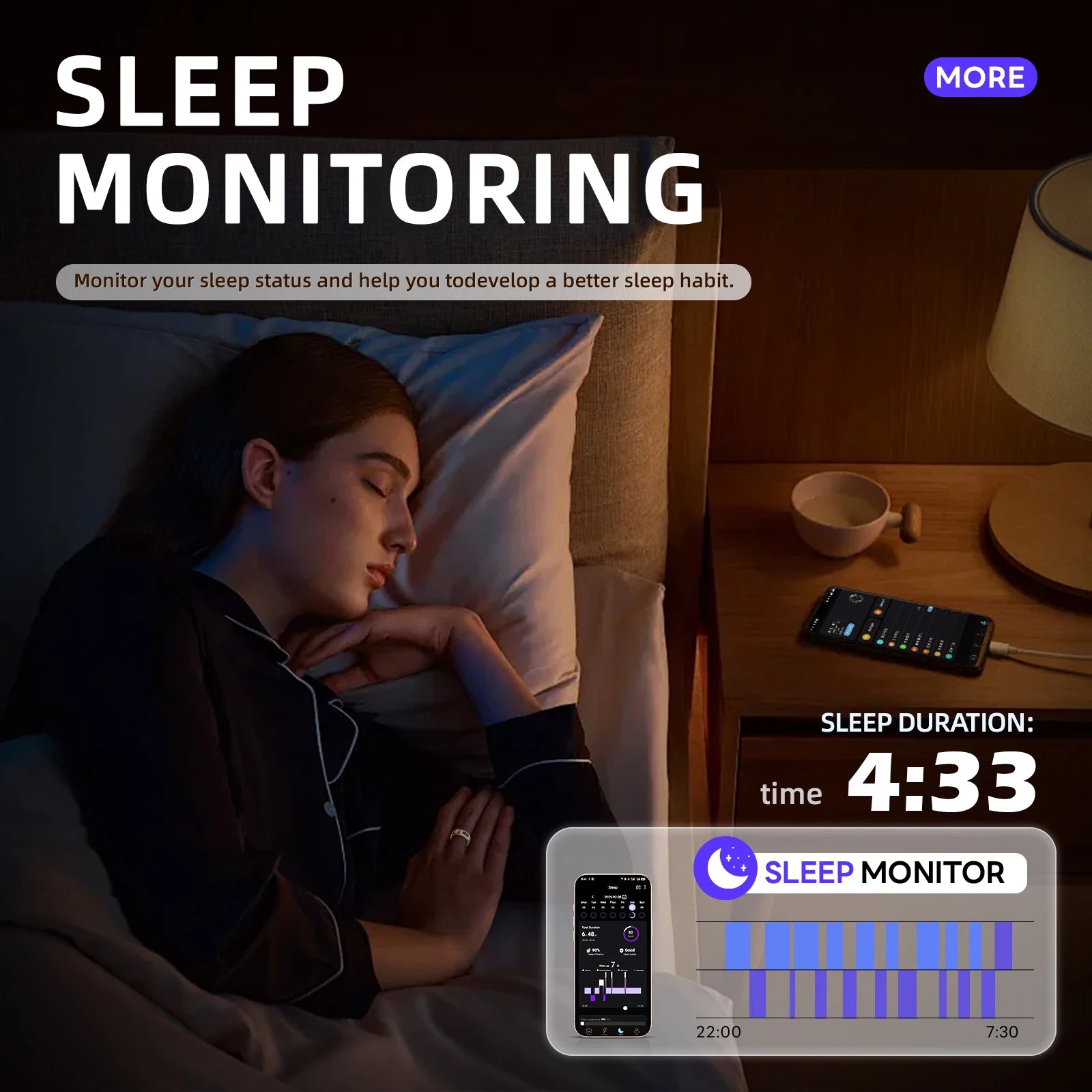 US Local stock Free shipping R08 smart ring BT Music Control Silver Tasbih Video Scrolling Turn Body Temperature Health Monitor