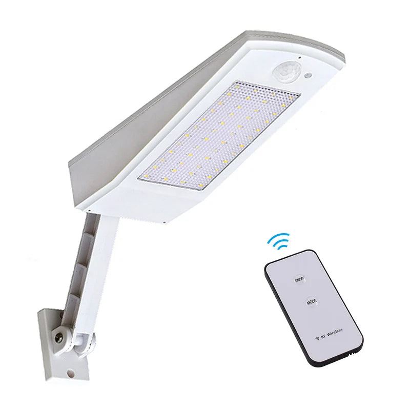 900lm Led Solar Light Outdoor Waterproof Lighting For Garden Wall 48 leds Four Modes Rotable Pole Solar Lamp Newest