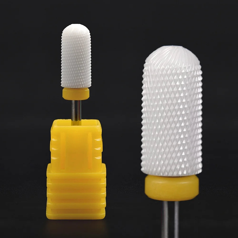 KADS Ceramic Carbide Nail Drill Bit 3/32" Electric Ceramic Cutter Nail File Manicure Pedicure Machine Tool Milling Cutters