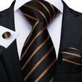 Free Shipping Men's Tie Classic Wedding Necktie and Pocket Square Cufflinks Set Paisley