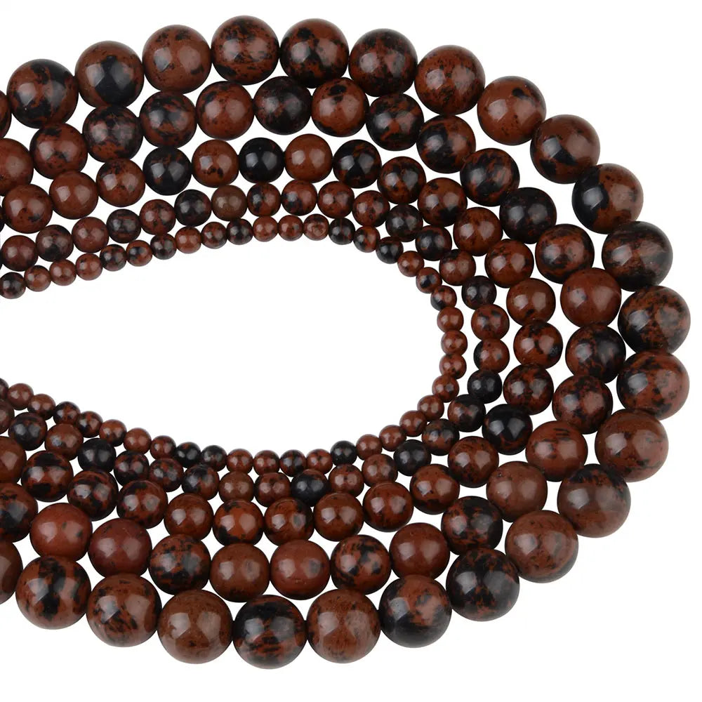 4 6 8 10 12mm Natural Stone Beads Lava Amazonite Agates Amethysts Turuoqises Round Loose Beads For DIY Making Bracelets Jewelry