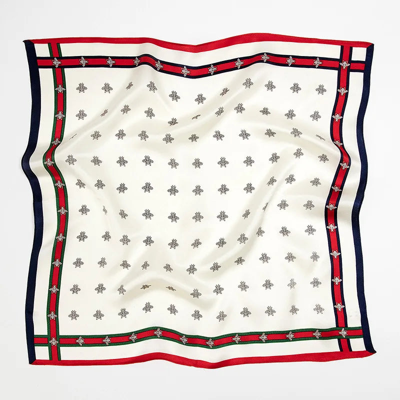 Suya Dream 100% REAL SILK Woman Silk Scarf 53x53cm Square Printed Scarves