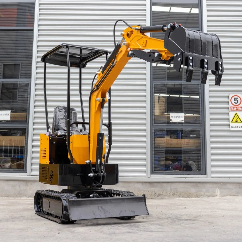 FREE SHIPPING HIGHTOP US Warehouse Stock Product Mini Excavator 1Ton  Small Excavator Fast Delivery
