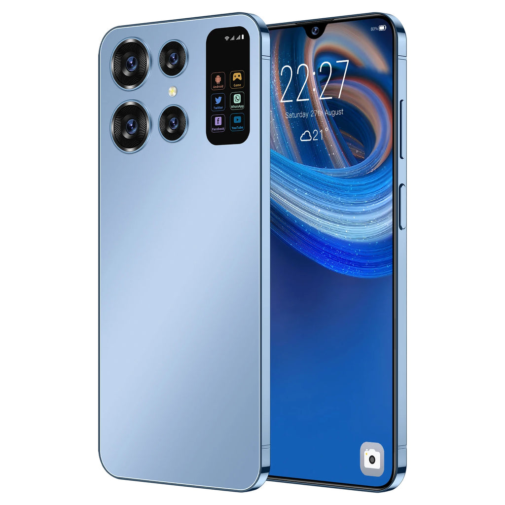 S24 Ultra 5G Android Smartphone 7 Inch Full Display 48MP+108MP Dual Camera Face Unlock 16GB+512GB Free Shipping