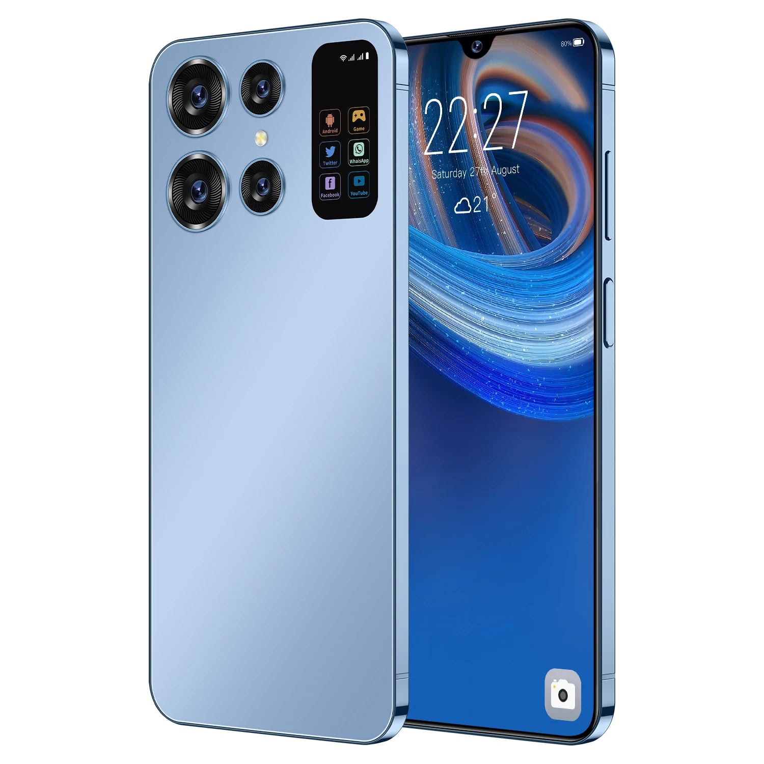 S24 Ultra 5G Android Smartphone 7 Inch Full Display 48MP+108MP Dual Camera Face Unlock 16GB+512GB Free Shipping