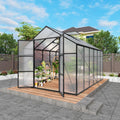 8*12ft Free Shipping in Stock Polycarbonate  with Strong Wind Protection and Roof Ventaffordable Sunroom Installation Texas