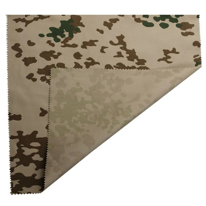 TC FLECTARN DESERT Camouflage Twill Fabric Woven Rib Style for Garments-Nylon Cotton Material Tactical Uniform Style