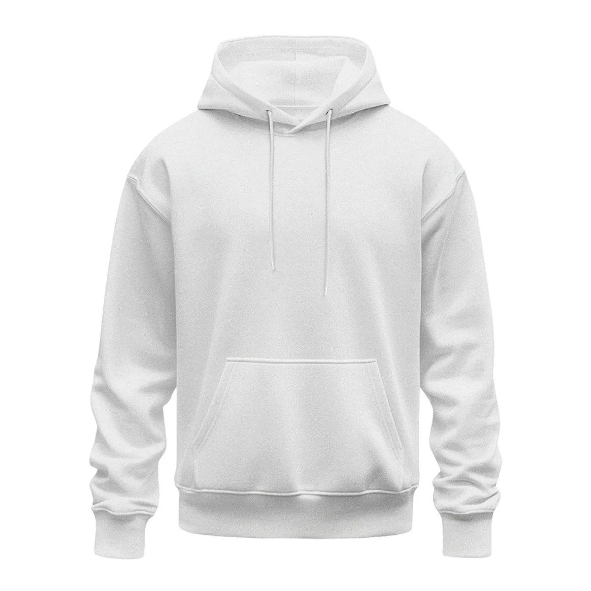 Made in USA Free Shipping MOQ=1Custom Men's Essential Casual Hoodie Heavyweight 2D Print DTG Process Sweatshirt Graphic Pullover